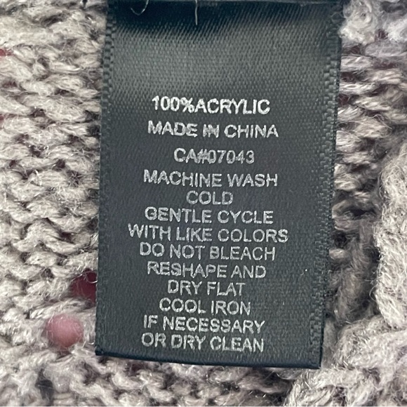 MOON AND MADISON Grey Sweater with Tie Back - Picture 8 of 8